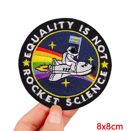 Outdoor Nature Camping Traveler Embroidered Patch Iron On Patches For Clothing Thermoadhesive Patches Hiking Patch For Backpack