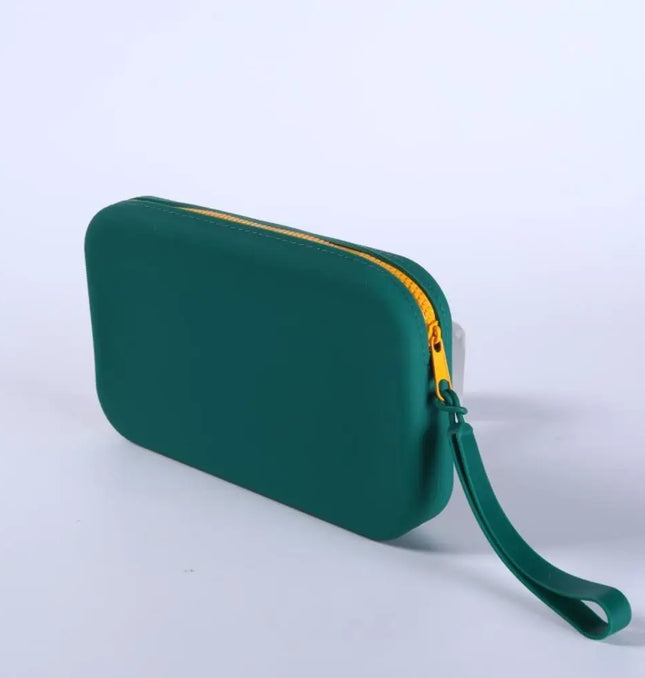 Portable Silicone Underwear Storage Bag Large Capacity Waterproof Zipper Pouch Desktop Storage Toiletries Bag Lipstick Bags