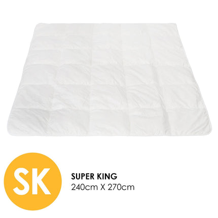 Deluxe 260GSM Eco-Silk Touch Quilt - Super King