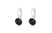 black earrings