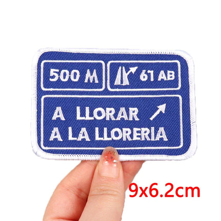 Outdoor Nature Camping Traveler Embroidered Patch Iron On Patches For Clothing Thermoadhesive Patches Hiking Patch For Backpack