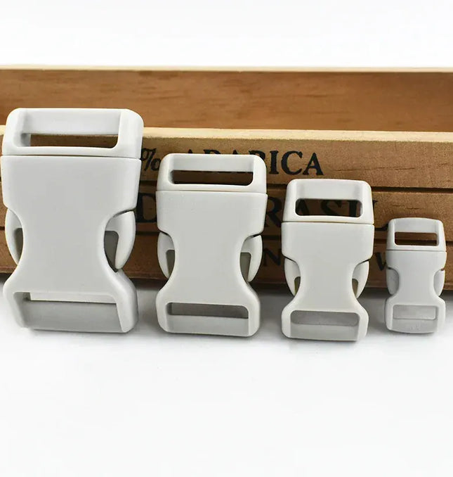 10/20Pcs 10-25mm Colored Plastic Hook Bag Strap Fasteners Quick Release Buckle Webbing Belt Buckles Dog Coller Adjust Hasp Clasp