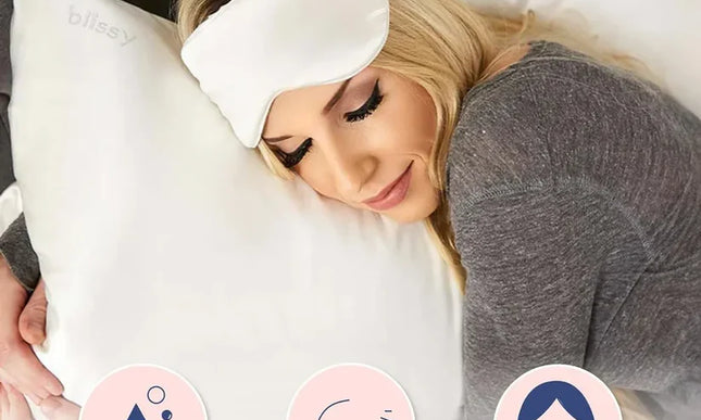 100% Natural Mulberry Silk Pillow Case Protects Hair and Skin