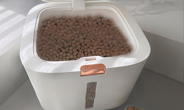 Pet Food Storage Container Flip-Top