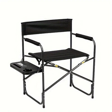 Outdoor Folding Chair with Side Table - Your Versatile Camping Companion