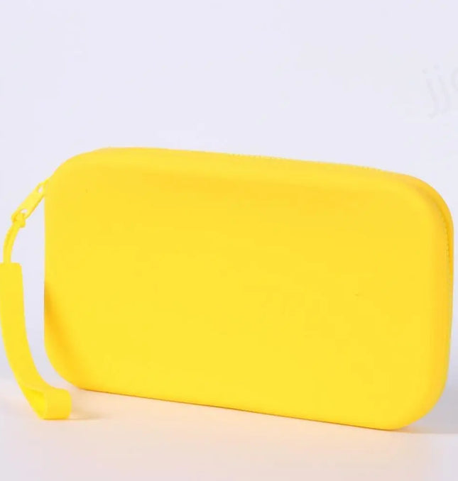 Portable Silicone Underwear Storage Bag Large Capacity Waterproof Zipper Pouch Desktop Storage Toiletries Bag Lipstick Bags