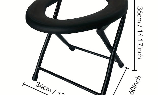 Foldable Portable Toilet for Outdoor Universal Use