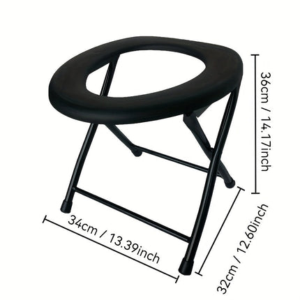 Foldable Portable Toilet for Outdoor Universal Use