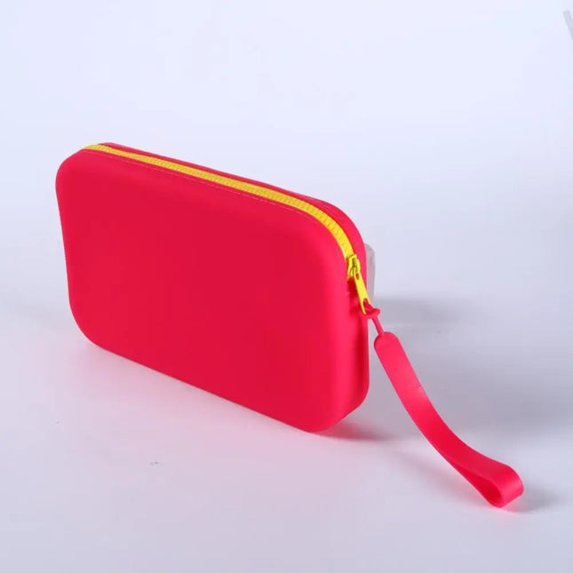 Portable Silicone Underwear Storage Bag Large Capacity Waterproof Zipper Pouch Desktop Storage Toiletries Bag Lipstick Bags