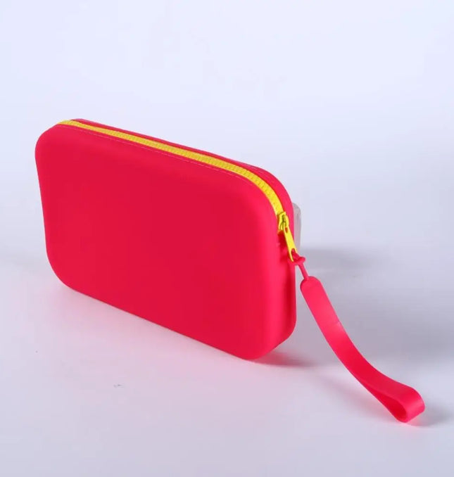 Portable Silicone Underwear Storage Bag Large Capacity Waterproof Zipper Pouch Desktop Storage Toiletries Bag Lipstick Bags