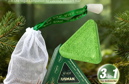 120g Usman Grass & Platycladus Shampoo Soap Strengthen Hair Root Growth Shampoo Bar Natural Herbal Hair loss treatment Hair Care