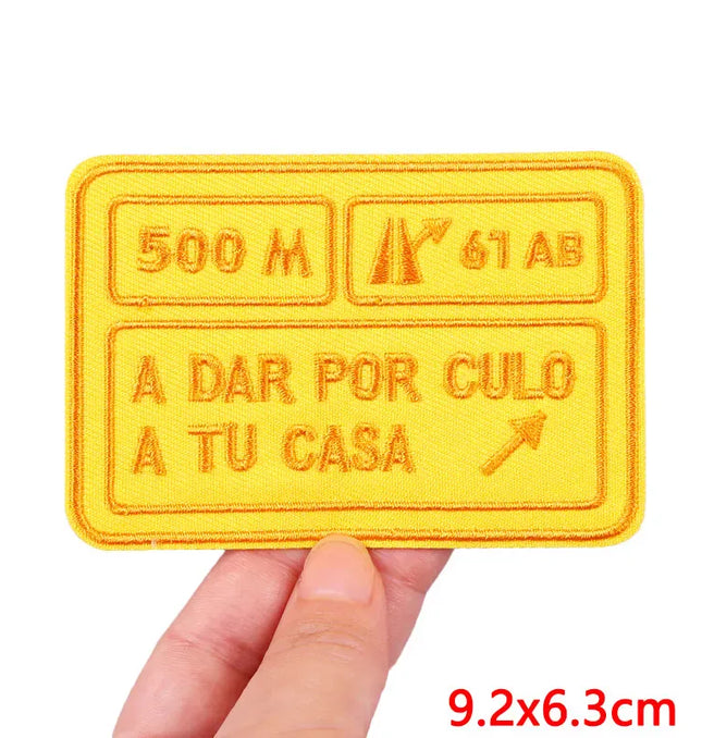 Outdoor Nature Camping Traveler Embroidered Patch Iron On Patches For Clothing Thermoadhesive Patches Hiking Patch For Backpack