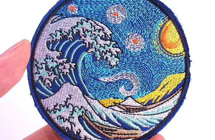 Outdoor Nature Camping Traveler Embroidered Patch Iron On Patches For Clothing Thermoadhesive Patches Hiking Patch For Backpack