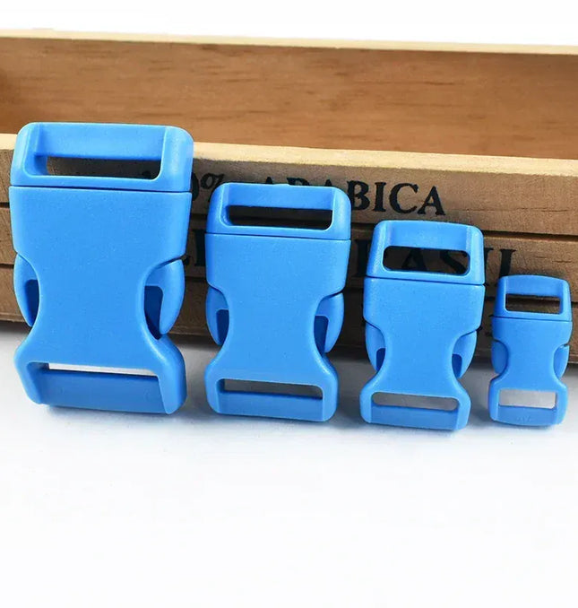10/20Pcs 10-25mm Colored Plastic Hook Bag Strap Fasteners Quick Release Buckle Webbing Belt Buckles Dog Coller Adjust Hasp Clasp