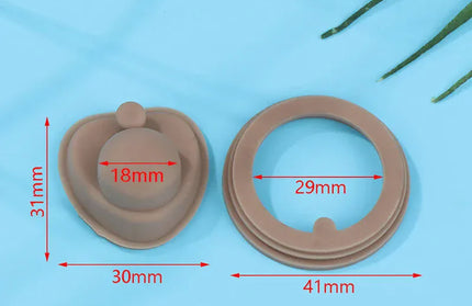 EcoWarra Brown A Coffee Cup Lids Reusable Mug Cover Coffee Tumbler Lid Thermos Cover Water Bottle Cover Silicone Lids For Mugs New