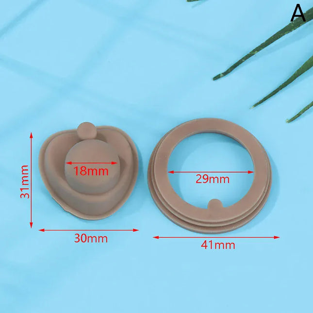 EcoWarra Brown A Coffee Cup Lids Reusable Mug Cover Coffee Tumbler Lid Thermos Cover Water Bottle Cover Silicone Lids For Mugs New