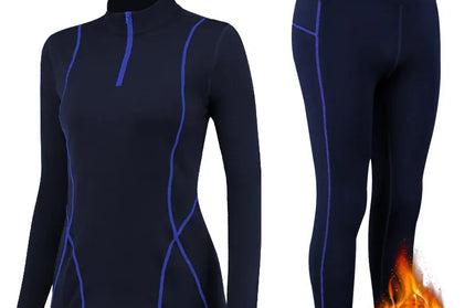 Winter Thermal Fleece Yoga Suit Stretch Running Set Woman Gym Workout Hot Shirt And Leggings Sportswear Fitness Sport Tracksuit