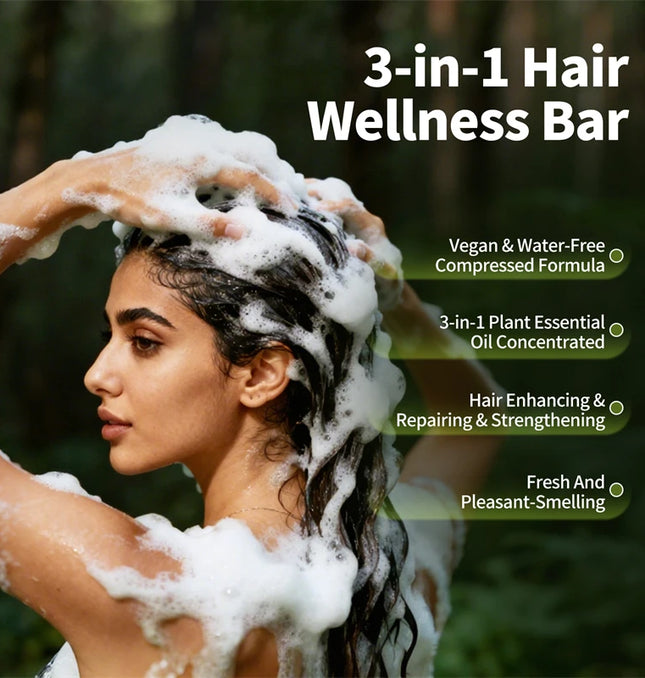120g Usman Grass & Platycladus Shampoo Soap Strengthen Hair Root Growth Shampoo Bar Natural Herbal Hair loss treatment Hair Care