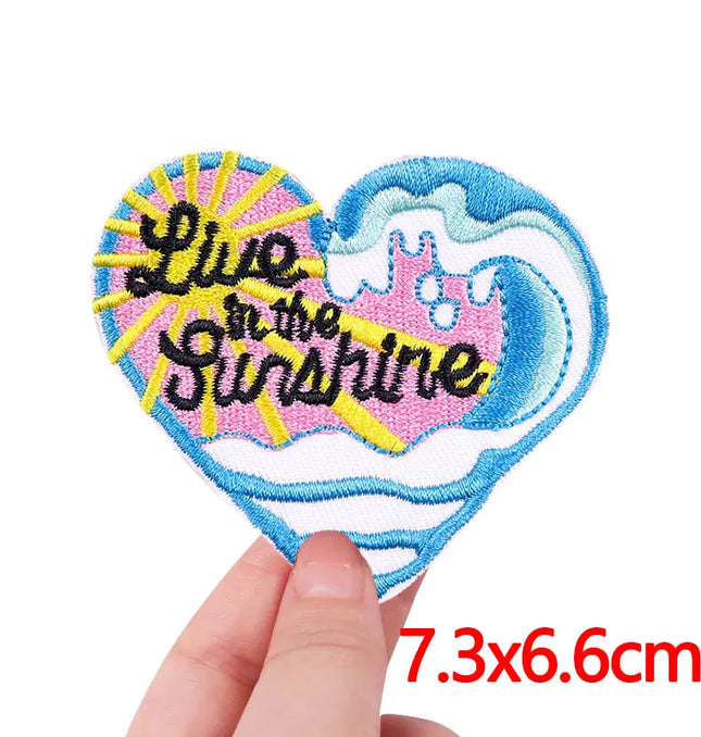 Outdoor Nature Camping Traveler Embroidered Patch Iron On Patches For Clothing Thermoadhesive Patches Hiking Patch For Backpack