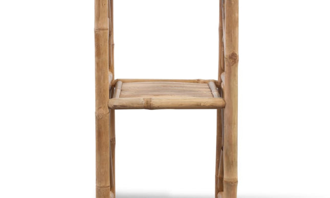 NNEVL 3-Tier Square Bamboo Shelf