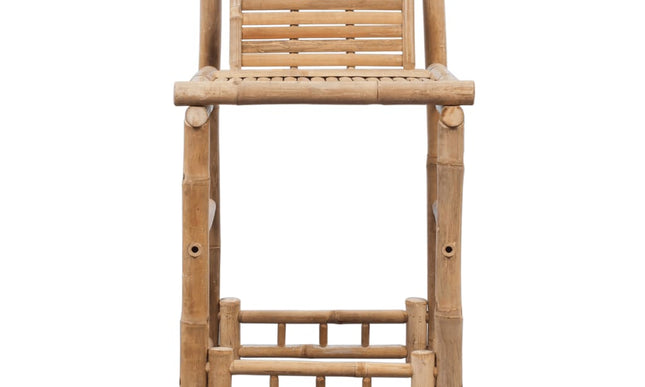 NNEVL Bar Stools 2 pcs Bamboo