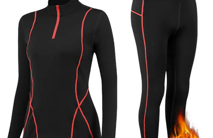 Winter Thermal Fleece Yoga Suit Stretch Running Set Woman Gym Workout Hot Shirt And Leggings Sportswear Fitness Sport Tracksuit