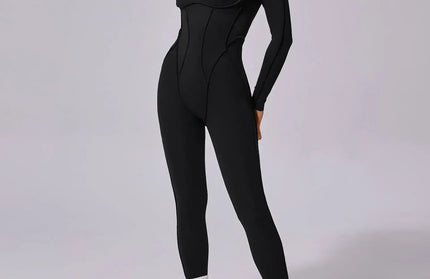 Seamless Yoga Jumpsuits Sports Fitness Splicing Hip-lifting One-Piece Hollow-out Beauty Back Gym Workout Bodysuits for Women