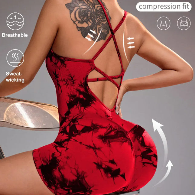 15 Color One Piece Jumpsuit Shorts Elasticity Bodysuit Yoga Sports Workout Gym Set Women Clothes Sportswear Fitness Overalls