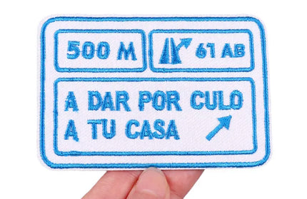 Outdoor Nature Camping Traveler Embroidered Patch Iron On Patches For Clothing Thermoadhesive Patches Hiking Patch For Backpack