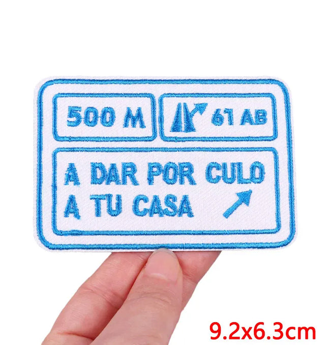 Outdoor Nature Camping Traveler Embroidered Patch Iron On Patches For Clothing Thermoadhesive Patches Hiking Patch For Backpack