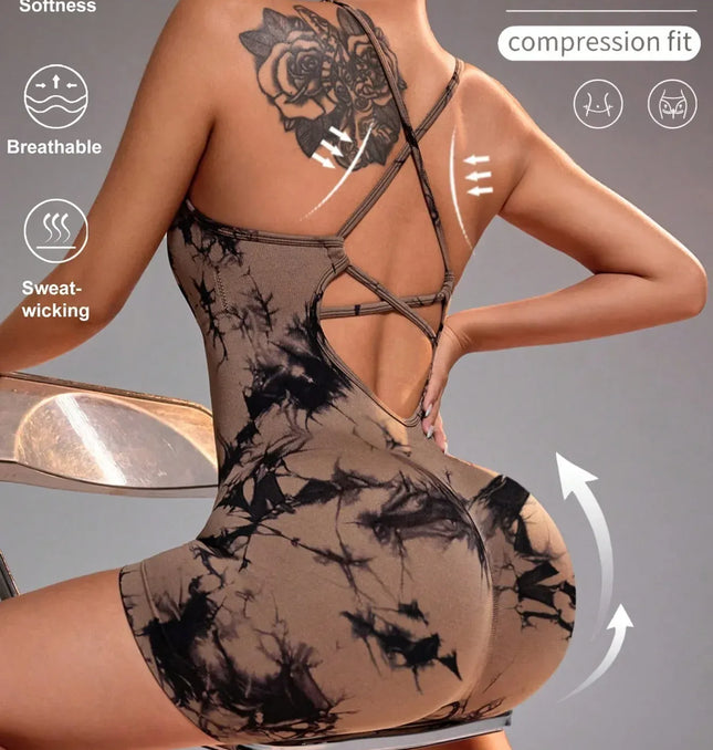 15 Color One Piece Jumpsuit Shorts Elasticity Bodysuit Yoga Sports Workout Gym Set Women Clothes Sportswear Fitness Overalls
