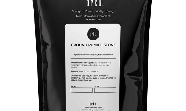 Ground Pumice Stone Granular Powder Bags Eco Exfoliant Body Scrub Soap Additive