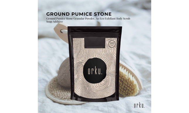 Ground Pumice Stone Granular Powder Bags Eco Exfoliant Body Scrub Soap Additive