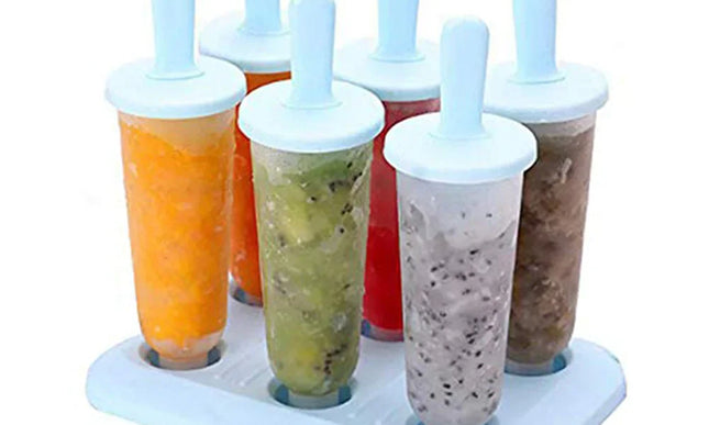 Ice Pop Molds Reusable Popsicle Cube Maker