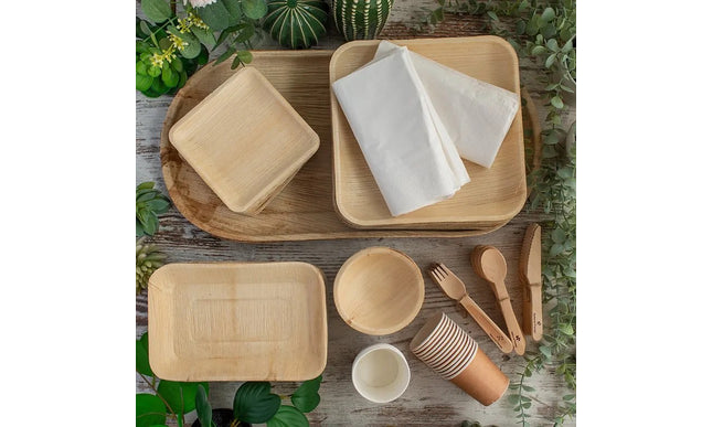 Disposable Plates and Cutlery Pack