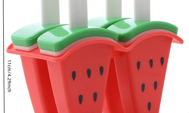 4 Grid Silicone Pop Molds Reusable Cream Maker