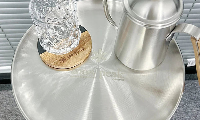 Outdoor Portable Folding Table with Shelf