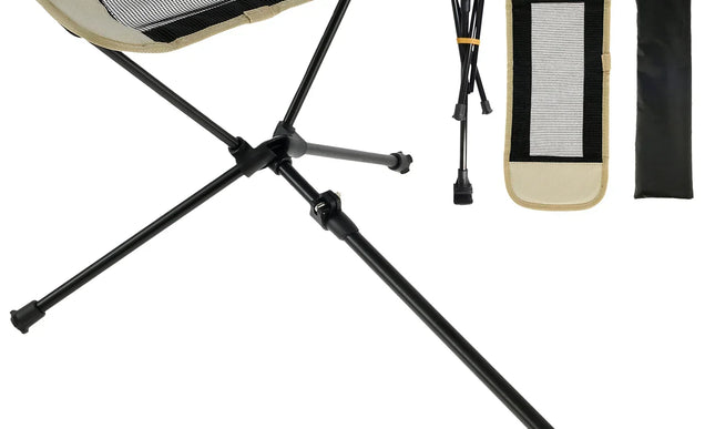 Outdoor Portable Folding Chair with Footrest