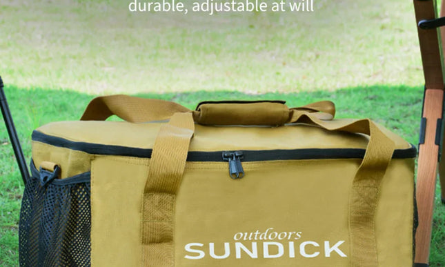 Outdoor Waterproof Picnic Bag Storage Organizer Khaki
