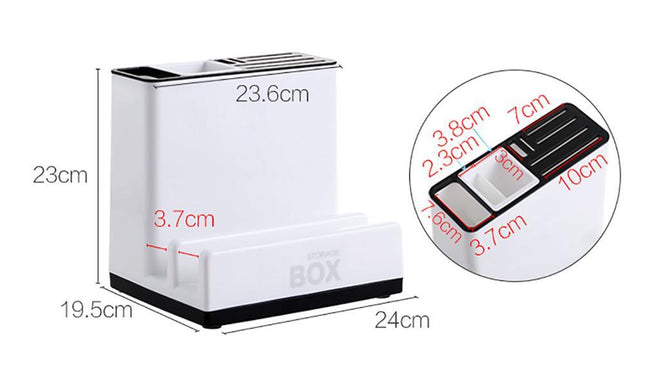 Space-Saving Kitchen Organizer for Tableware and Essentials