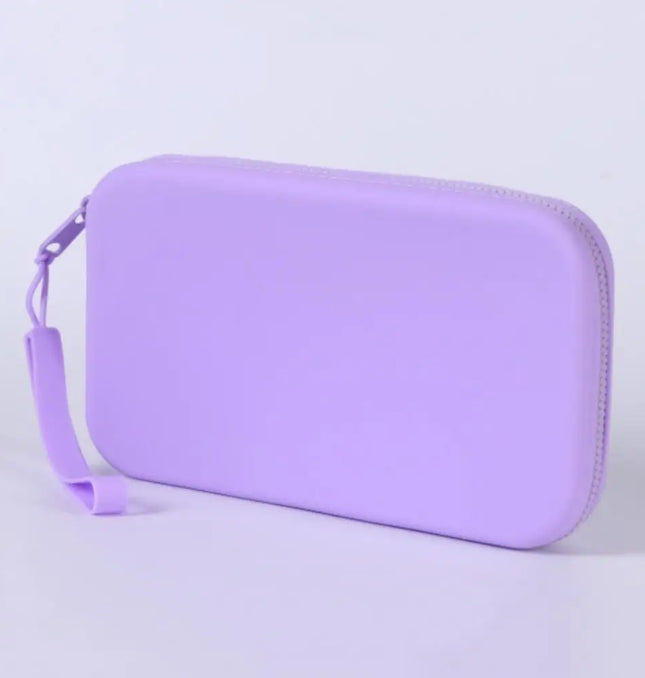 Portable Silicone Underwear Storage Bag Large Capacity Waterproof Zipper Pouch Desktop Storage Toiletries Bag Lipstick Bags