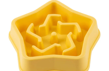 Pet Cat Dog Slow Food Bowl Fat Help Healthy Round Anti-choking Thickened And Non-slip Multiple Colors Shapes