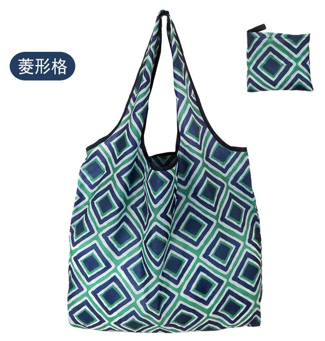 Large Shopping Bag Reusable Eco Bag Grocery Package Beach Toy Storage Bags Shoulder Shopping Pouch Foldable Tote Pouch Package