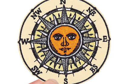 Outdoor Nature Camping Traveler Embroidered Patch Iron On Patches For Clothing Thermoadhesive Patches Hiking Patch For Backpack
