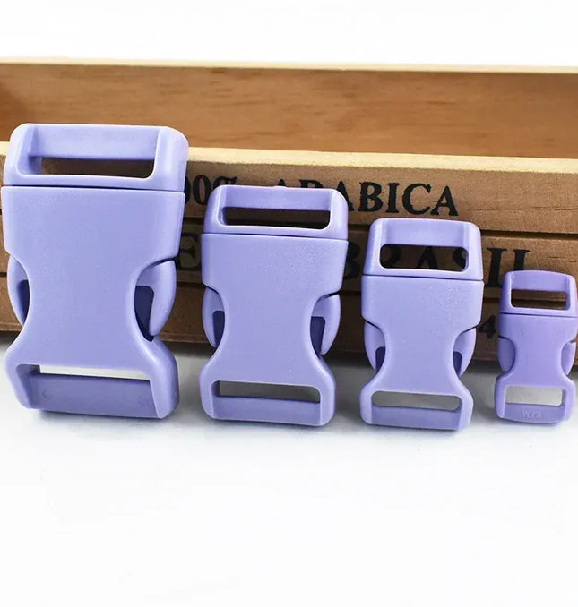 10/20Pcs 10-25mm Colored Plastic Hook Bag Strap Fasteners Quick Release Buckle Webbing Belt Buckles Dog Coller Adjust Hasp Clasp