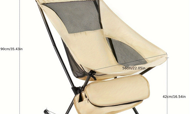 Outdoor Folding Rocking Chair with Cushion