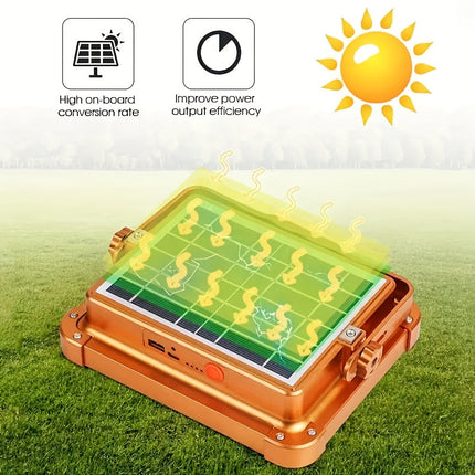 LED Solar Handheld Lamp for Outdoor Lighting