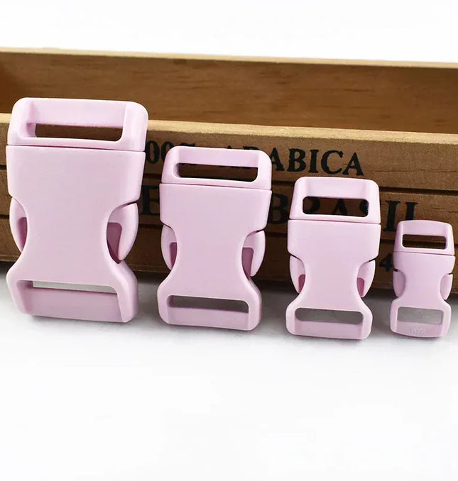 10/20Pcs 10-25mm Colored Plastic Hook Bag Strap Fasteners Quick Release Buckle Webbing Belt Buckles Dog Coller Adjust Hasp Clasp