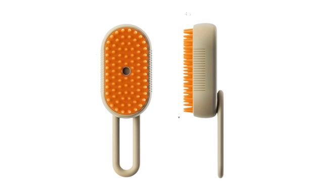 3-in-1 Rechargeable Steam Pet Brush for Cats & Dogs-0