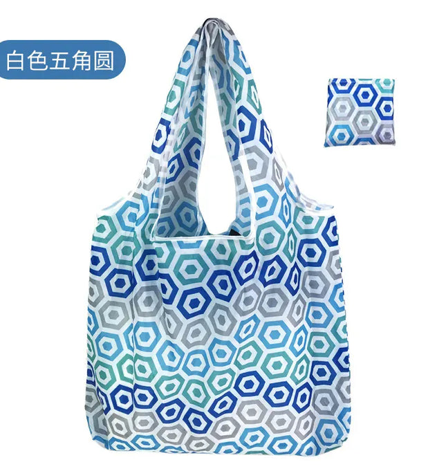 Large Shopping Bag Reusable Eco Bag Grocery Package Beach Toy Storage Bags Shoulder Shopping Pouch Foldable Tote Pouch Package